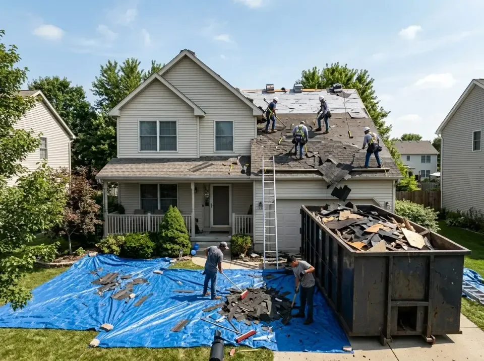 roof-replacement-debris-remova-004 — frequently asked questions, Cheapest Dumpster Rentals in Bellaire, OH